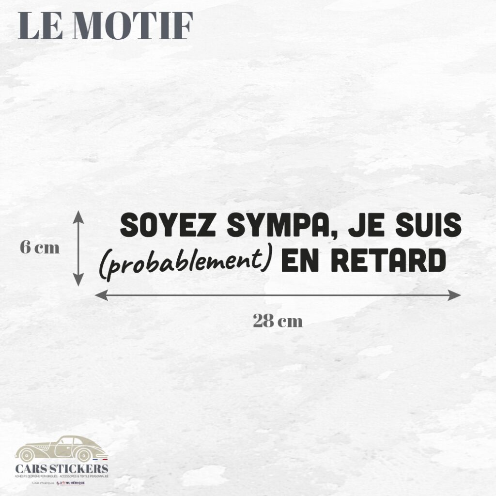 Sticker "Soyez sympa"